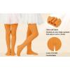 imageAmerican Trends Baby Girls Dance Tights Toddler Footed Ballet Tights StockingsHot Pinklight Greenyellow3 Pairs