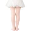 imageAmerican Trends Baby Girls Dance Tights Toddler Footed Ballet Tights StockingsHot Pinklight Greenyellow3 Pairs