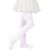 imageAmerican Trends Baby Girls Dance Tights Toddler Footed Ballet Tights StockingsWhitenudeblack3 Pairs