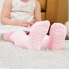 imageAmerican Trends Baby tights with Non Slip Grips Newborn Socks Infant Leggings Ultra Soft StockingsLight Pink With Grips