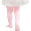imageAmerican Trends Baby tights with Non Slip Grips Newborn Socks Infant Leggings Ultra Soft StockingsLight Pink With Grips