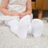 imageAmerican Trends Baby tights with Non Slip Grips Newborn Socks Infant Leggings Ultra Soft StockingsWhite With Grips