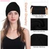 imageAmerican Trends Beanie Hat for Men Women Smile Face Beanies Knit Soft Cute Skull Beanie HatsBlack
