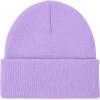 imageAmerican Trends Beanie Hat for Men Women Smile Face Beanies Knit Soft Cute Skull Beanie HatsLight Purple
