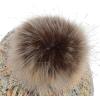 imageAmerican Trends Beanies Women Winter Hats for Women Satin Lined Slouchy Beanie with Pom Pom Warm Cable Knit Snow Ski HatBeige Mix
