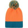 imageAmerican Trends Beanies Women Winter Hats for Women Satin Lined Slouchy Beanie with Pom Pom Warm Cable Knit Snow Ski HatZ Blueorangeno Lining