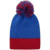imageAmerican Trends Beanies Women Winter Hats for Women Satin Lined Slouchy Beanie with Pom Pom Warm Cable Knit Snow Ski HatZ Redblueno Lining