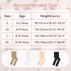imageAmerican Trends Dance Tights for Girls Ballet Tights Stirrup Soft Soft LeggingsTan