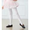 imageAmerican Trends Dance Tights for Girls Ballet Tights Stirrup Soft Soft LeggingsZ 3 Pairsblack White Ballet Pink