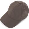 imageAmerican Trends Men Women Baseball Cap Adjustable Dad Hat Breathable Waterproof Colorful Cap HatCoffee