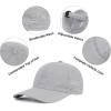 imageAmerican Trends Men Women Baseball Cap Adjustable Dad Hat Breathable Waterproof Colorful Cap HatPeacock Blue