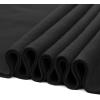 imageAmerican Trends Mens Winter Scarf Cashmere Feel Soft Warm Scarves Winter Gifts for MenSolid Black