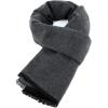 imageAmerican Trends Mens Winter Scarf Cashmere Feel Soft Warm Scarves Winter Gifts for MenSolid Dark Grey