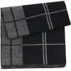 imageAmerican Trends Mens Winter Warm Long Soft Scarf Plaid Tassel Scarf for Men Soft Classic ScarvesBlack  Gift Box