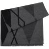 imageAmerican Trends Mens Winter Warm Long Soft Scarf Plaid Tassel Scarf for Men Soft Classic ScarvesBlack  Grey Diamond2