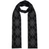imageAmerican Trends Mens Winter Warm Long Soft Scarf Plaid Tassel Scarf for Men Soft Classic ScarvesBlack  Grey Diamond3