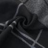 imageAmerican Trends Mens Winter Warm Long Soft Scarf Plaid Tassel Scarf for Men Soft Classic ScarvesBlack