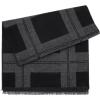 imageAmerican Trends Mens Winter Warm Long Soft Scarf Plaid Tassel Scarf for Men Soft Classic ScarvesBlack Grey