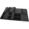 imageAmerican Trends Mens Winter Warm Long Soft Scarf Plaid Tassel Scarf for Men Soft Classic ScarvesBlack Grey Square