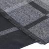 imageAmerican Trends Mens Winter Warm Long Soft Scarf Plaid Tassel Scarf for Men Soft Classic ScarvesBlack Grey Square