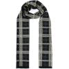 imageAmerican Trends Mens Winter Warm Long Soft Scarf Plaid Tassel Scarf for Men Soft Classic ScarvesBlack Yellow