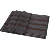 imageAmerican Trends Mens Winter Warm Long Soft Scarf Plaid Tassel Scarf for Men Soft Classic ScarvesGrey Red Stripes