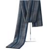 imageAmerican Trends Mens Winter Warm Long Soft Scarf Plaid Tassel Scarf for Men Soft Classic ScarvesLight Blue