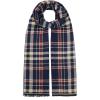 imageAmerican Trends Mens Winter Warm Long Soft Scarf Plaid Tassel Scarf for Men Soft Classic ScarvesNavy  Beige  Red
