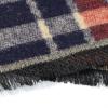 imageAmerican Trends Mens Winter Warm Long Soft Scarf Plaid Tassel Scarf for Men Soft Classic ScarvesNavy  Beige  Red