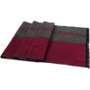 imageAmerican Trends Mens Winter Warm Long Soft Scarf Plaid Tassel Scarf for Men Soft Classic ScarvesRed  Gift Box