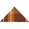 imageAmerican Trends Scarfs for Women Winter Triangle Scarf Classic Plaid Warm Scarf Soft Scarves Knitted Wrap ShawlBrown  Orange