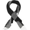 imageAmerican Trends Scarfs for Women Winter Triangle Scarf Classic Plaid Warm Scarf Soft Scarves Knitted Wrap ShawlTriangle Black  White