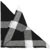imageAmerican Trends Scarfs for Women Winter Triangle Scarf Classic Plaid Warm Scarf Soft Scarves Knitted Wrap ShawlTriangle Black  White