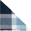 imageAmerican Trends Scarfs for Women Winter Triangle Scarf Classic Plaid Warm Scarf Soft Scarves Knitted Wrap ShawlTriangle Blue  White  Black