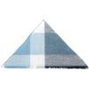 imageAmerican Trends Scarfs for Women Winter Triangle Scarf Classic Plaid Warm Scarf Soft Scarves Knitted Wrap ShawlTriangle Blue  White  Black