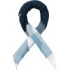 imageAmerican Trends Scarfs for Women Winter Triangle Scarf Classic Plaid Warm Scarf Soft Scarves Knitted Wrap ShawlTriangle Blue  White  Black