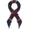 imageAmerican Trends Scarfs for Women Winter Triangle Scarf Classic Plaid Warm Scarf Soft Scarves Knitted Wrap ShawlTriangle Burgundy  Navy