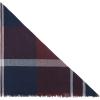 imageAmerican Trends Scarfs for Women Winter Triangle Scarf Classic Plaid Warm Scarf Soft Scarves Knitted Wrap ShawlTriangle Burgundy  Navy