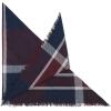 imageAmerican Trends Scarfs for Women Winter Triangle Scarf Classic Plaid Warm Scarf Soft Scarves Knitted Wrap ShawlTriangle Burgundy  Navy