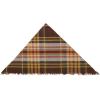 imageAmerican Trends Scarfs for Women Winter Triangle Scarf Classic Plaid Warm Scarf Soft Scarves Knitted Wrap ShawlTriangle Coffee  Brown