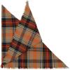 imageAmerican Trends Scarfs for Women Winter Triangle Scarf Classic Plaid Warm Scarf Soft Scarves Knitted Wrap ShawlTriangle Orange  Black