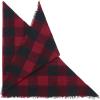 imageAmerican Trends Scarfs for Women Winter Triangle Scarf Classic Plaid Warm Scarf Soft Scarves Knitted Wrap ShawlTriangle Red  Black
