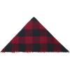 imageAmerican Trends Scarfs for Women Winter Triangle Scarf Classic Plaid Warm Scarf Soft Scarves Knitted Wrap ShawlTriangle Red  Black