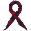 imageAmerican Trends Scarfs for Women Winter Triangle Scarf Classic Plaid Warm Scarf Soft Scarves Knitted Wrap ShawlTriangle Red  Black