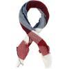 imageAmerican Trends Scarfs for Women Winter Triangle Scarf Classic Plaid Warm Scarf Soft Scarves Knitted Wrap ShawlTriangle Red  White  Blue