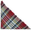 imageAmerican Trends Scarfs for Women Winter Triangle Scarf Classic Plaid Warm Scarf Soft Scarves Knitted Wrap ShawlTriangle Striped Burgundy  Beige