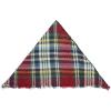 imageAmerican Trends Scarfs for Women Winter Triangle Scarf Classic Plaid Warm Scarf Soft Scarves Knitted Wrap ShawlTriangle Striped Burgundy  Beige