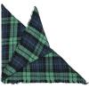 imageAmerican Trends Scarfs for Women Winter Triangle Scarf Classic Plaid Warm Scarf Soft Scarves Knitted Wrap ShawlTriangle Striped Green  Blue  Black