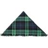 imageAmerican Trends Scarfs for Women Winter Triangle Scarf Classic Plaid Warm Scarf Soft Scarves Knitted Wrap ShawlTriangle Striped Green  Blue  Black