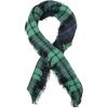 imageAmerican Trends Scarfs for Women Winter Triangle Scarf Classic Plaid Warm Scarf Soft Scarves Knitted Wrap ShawlTriangle Striped Green  Blue  Black